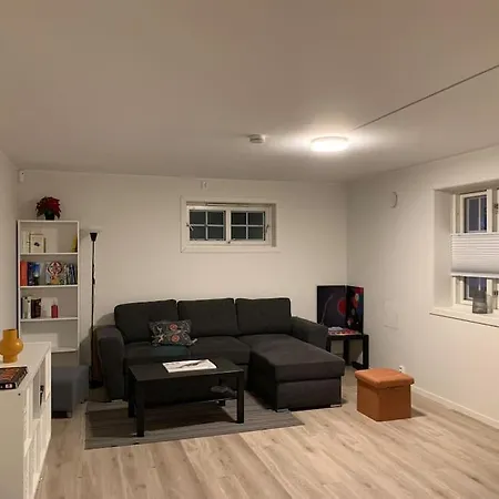 Moderne Og Fullt Utstyrt 3-rom Hageleilighet Sentrum Naer