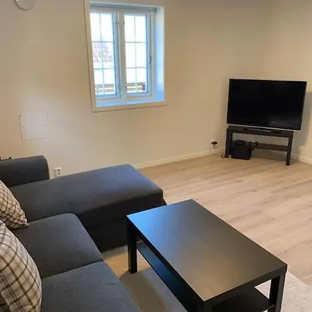 Moderne Og Fullt Utstyrt 3-rom Hageleilighet Sentrum Naer アパート