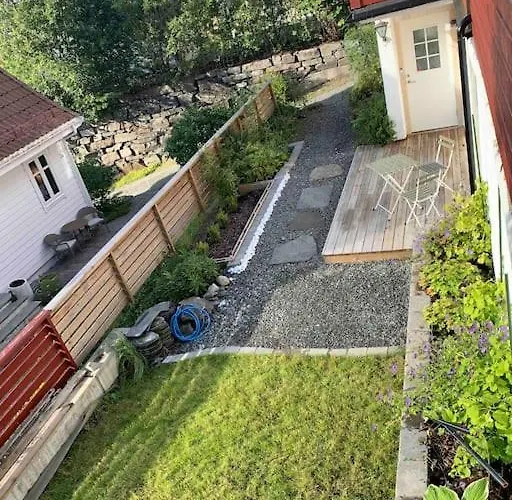 Apartment Moderne Og Fullt Utstyrt 3-rom Hageleilighet Sentrum Naer