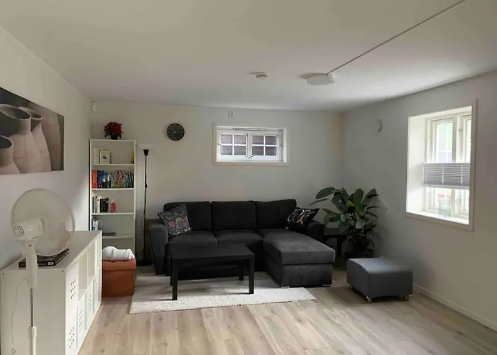 Moderne Og Fullt Utstyrt 3-rom Hageleilighet Sentrum Naer Apartment *