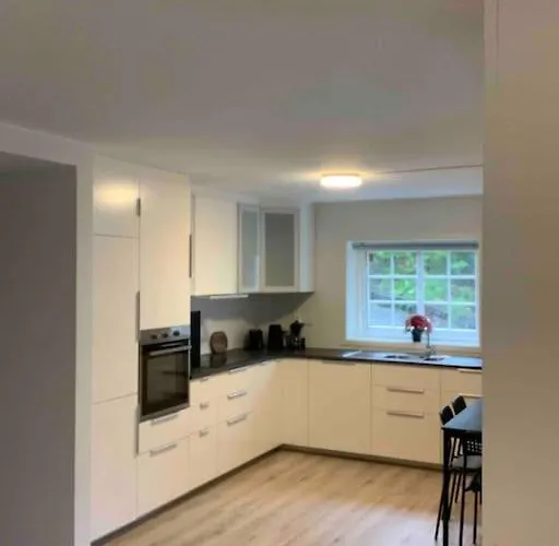 Moderne Og Fullt Utstyrt 3-rom Hageleilighet Sentrum Naer Apartment *
